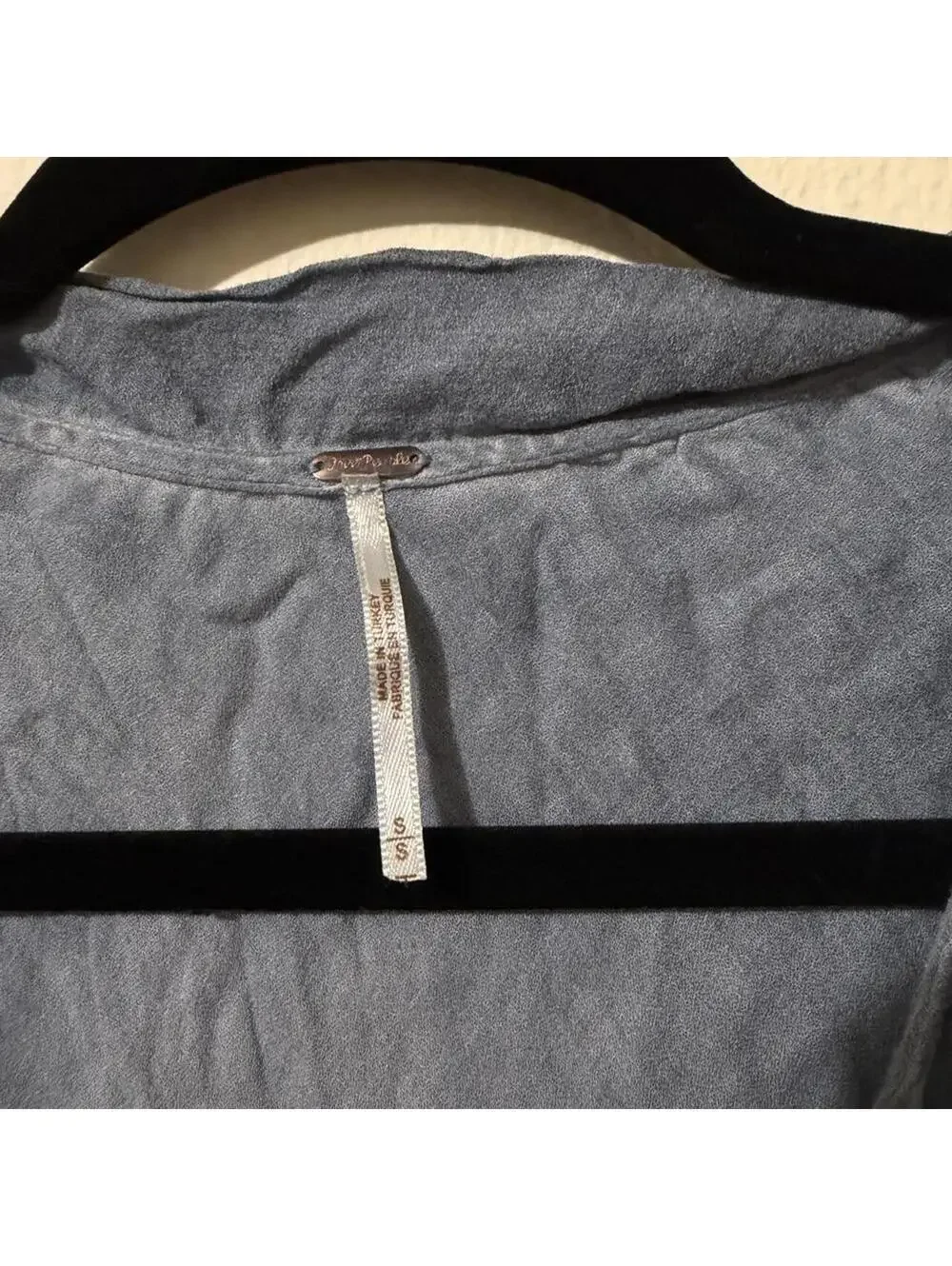 Free People blue tank top